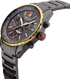 Swiss Military Afterburn Mens Watch with Grey Dial and Grey Strap SMWGI0000341