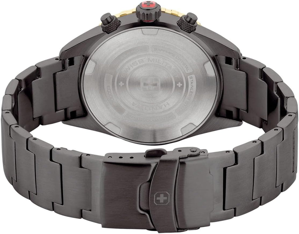 Swiss Military Afterburn Mens Watch with Grey Dial and Grey Strap SMWGI0000341
