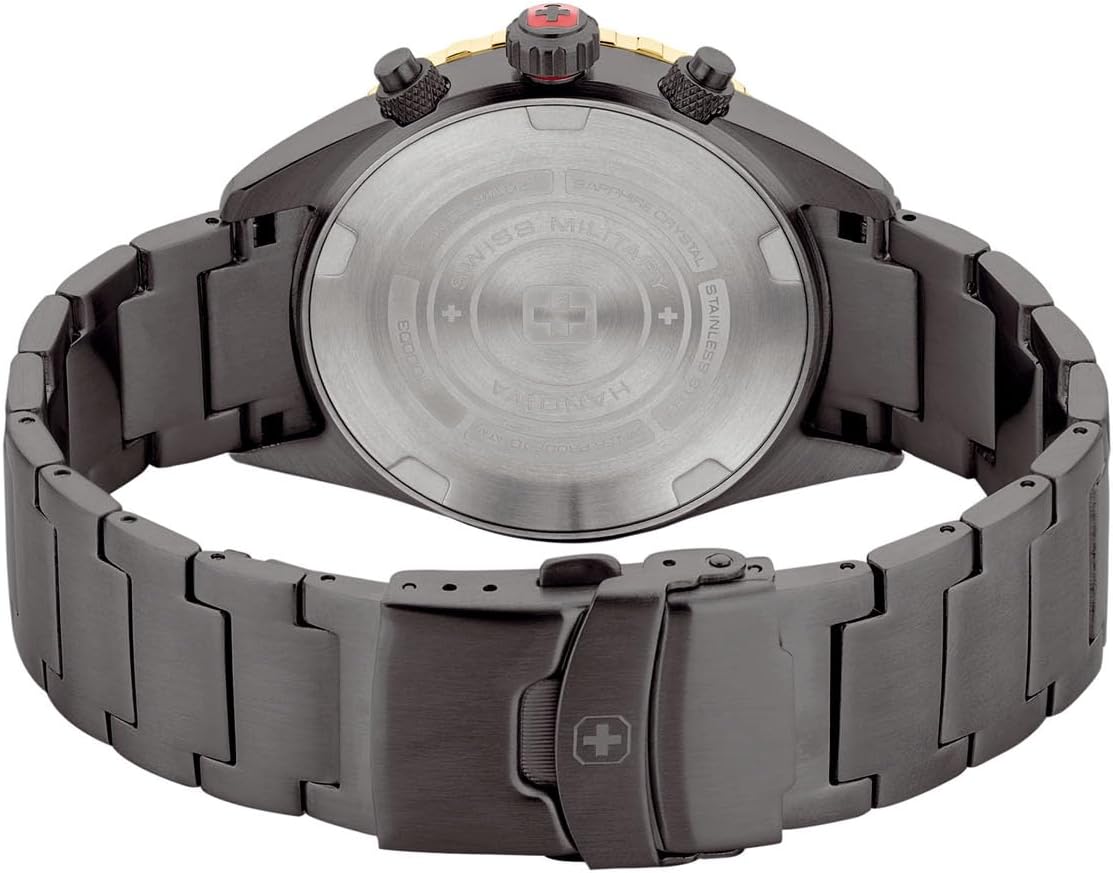 Swiss Military Afterburn Mens Watch with Grey Dial and Grey Strap SMWGI0000341