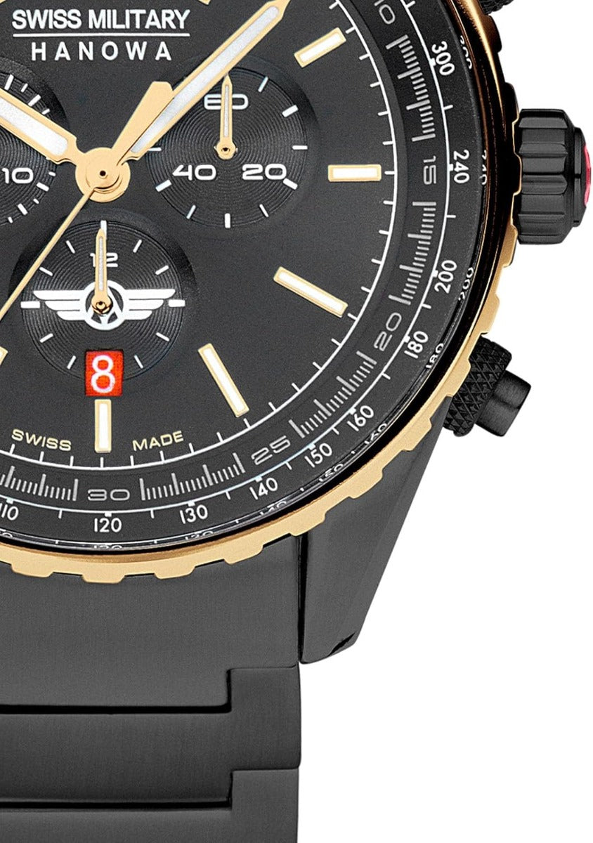 Swiss Military Afterburn Mens Watch with Grey Dial and Grey Strap SMWGI0000341