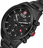 Swiss Military Chiroptera Mens Watch with Black Dial and Black Strap SMWGI0001930