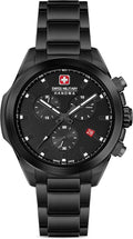 Swiss Military Chiroptera Mens Watch with Black Dial and Black Strap SMWGI0001930