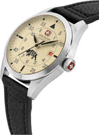 Swiss Military Lead Ranger Mens Watch with Sand Dial and Black Strap SMWGN0001230
