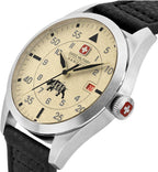 Swiss Military Lead Ranger Mens Watch with Sand Dial and Black Strap SMWGN0001230