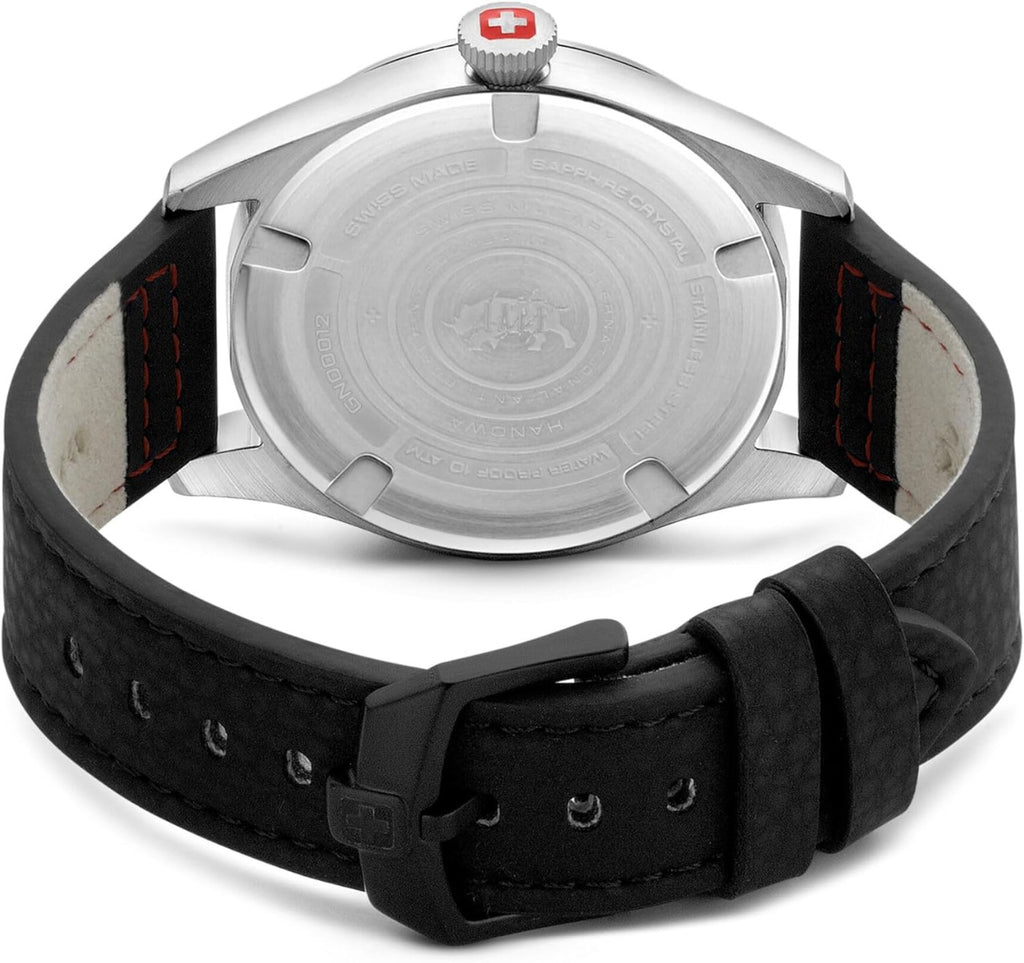 Swiss Military Lead Ranger Mens Watch with Sand Dial and Black Strap SMWGN0001230