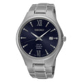 Gents Mens Titanium Seiko Solar Watch on Bracelet with Date, 100M Water Resistant. SNE407P1