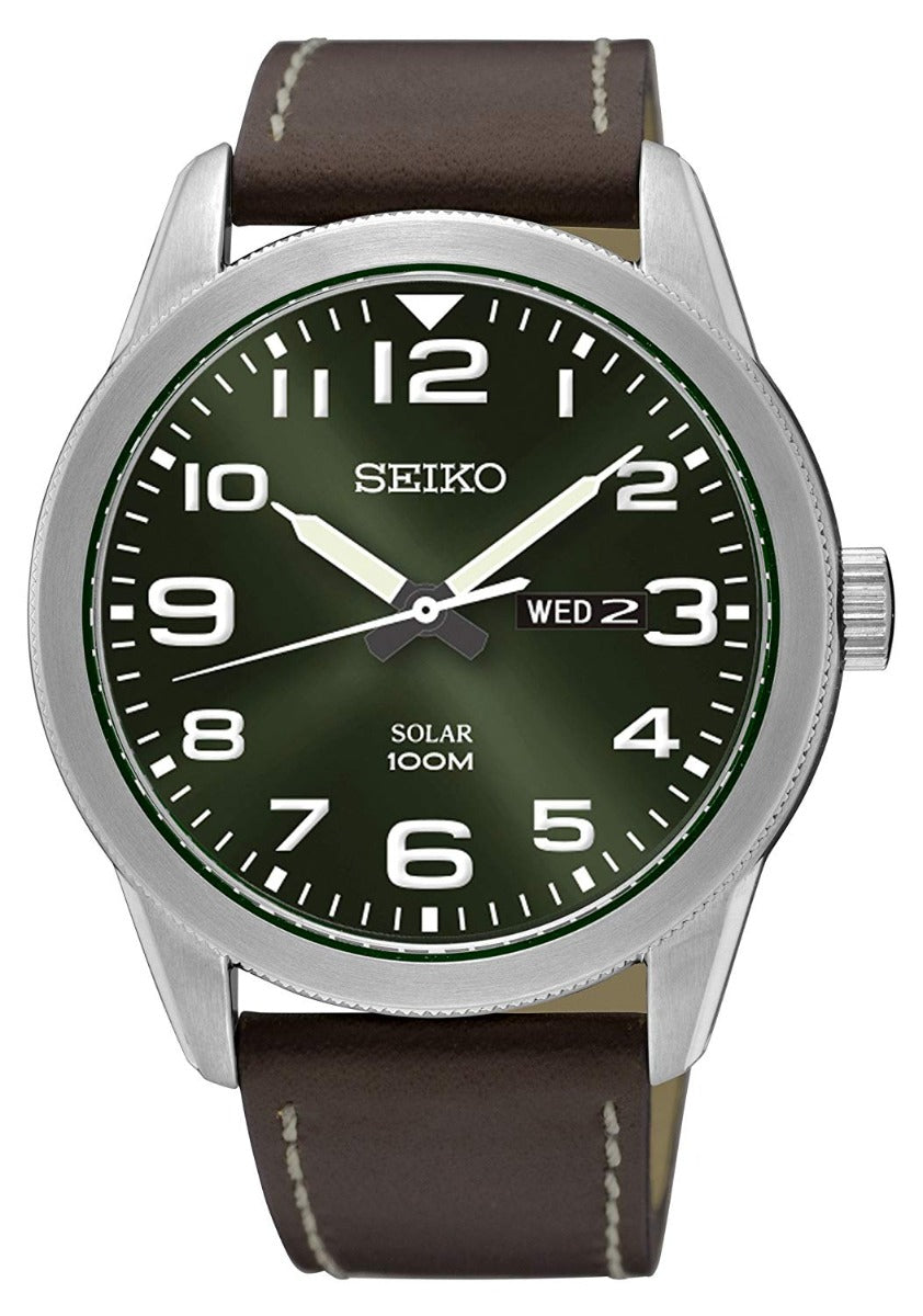 Seiko Mens Solar Powered Watch SNE473P1