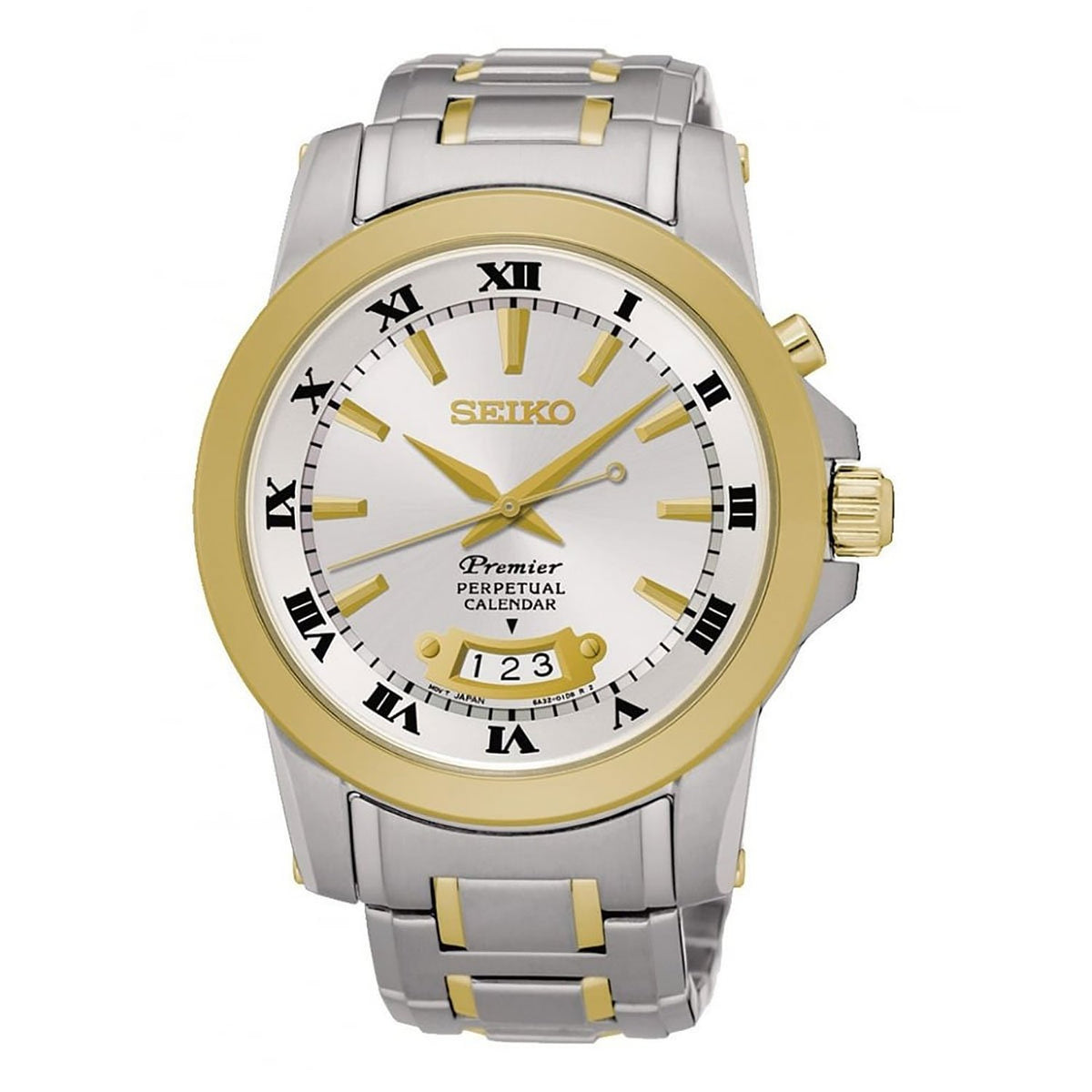 Men's Seiko Premier Stainless Steel Bracelet Watch SNQ148P1