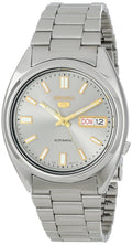 Seiko SNXS75K Gent's 5 Watch Automatic Analogue Black Dial Steel Strap Grey