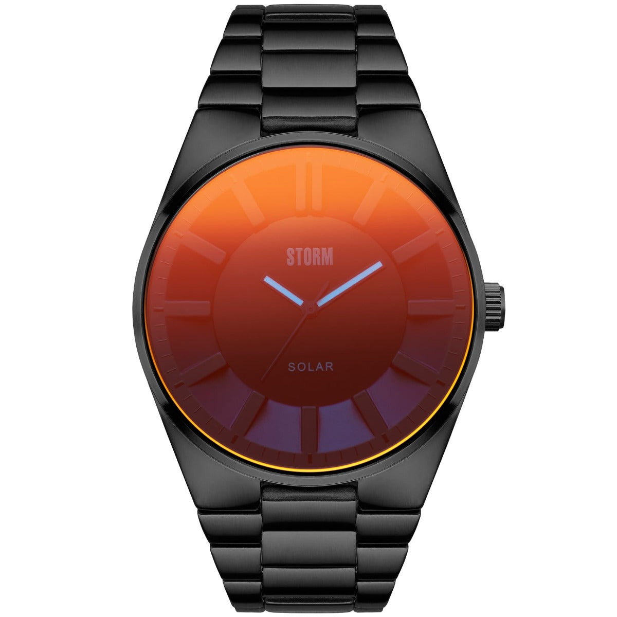 Storm Solaron Slate Red Mens Watch with Red Dial and Black Strap 47562/SL/R