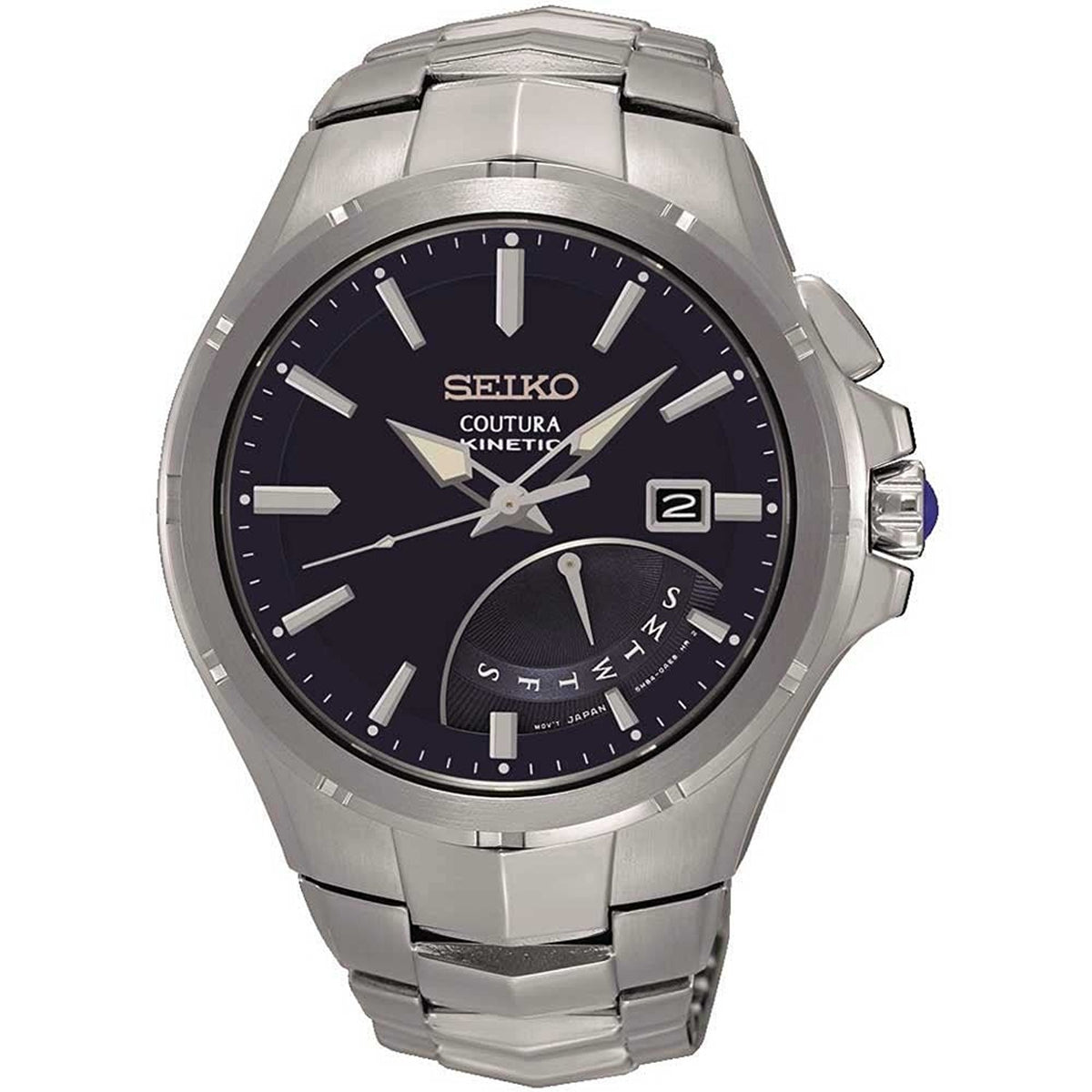 Seiko Mens Coutura Kinetic Stainless Steel SRN067P1