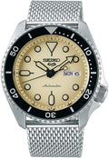 Gwylio Awtomatig i Ddynion Seiko 5 Sports gyda Strap Milanese SRPD67K1