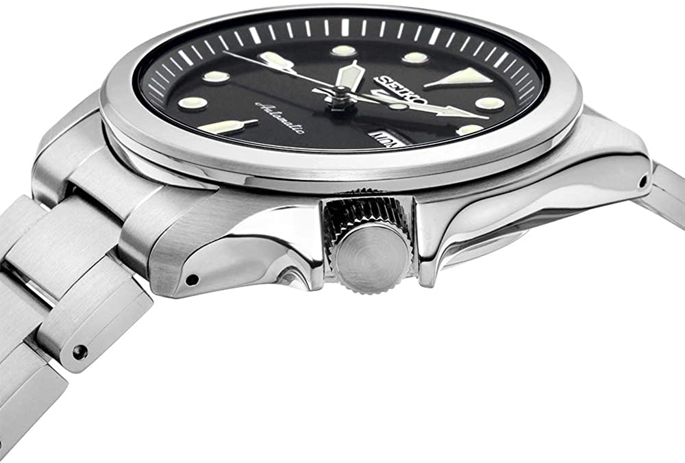 Seiko 5 Sports Mens Automatic Watch with Stainless Steel Bracelet SRPE55K1