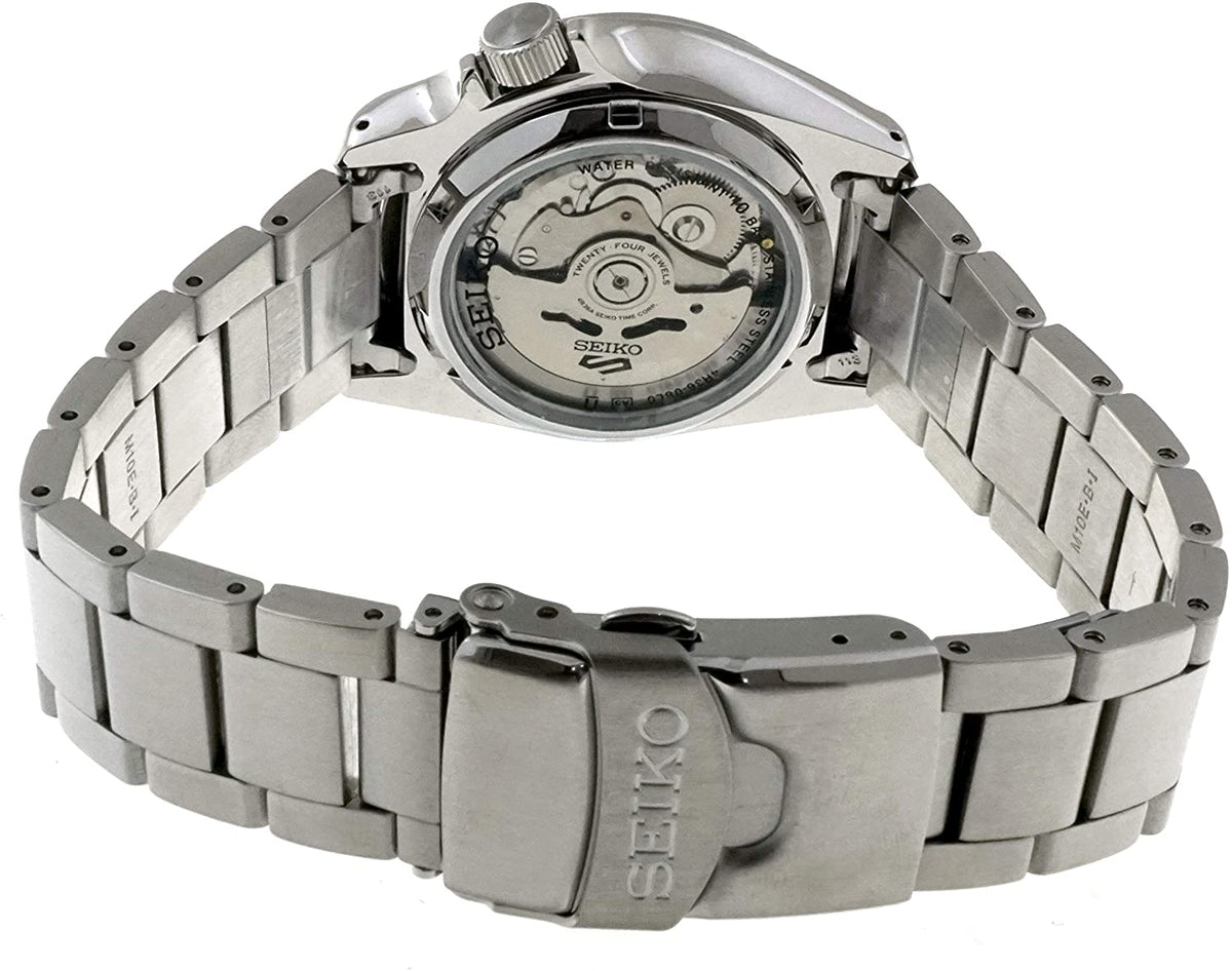 Seiko 5 Mens Automatic Black Dial Watch SRPE57K1