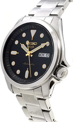 Seiko 5 Mens Automatic Black Dial Watch SRPE57K1