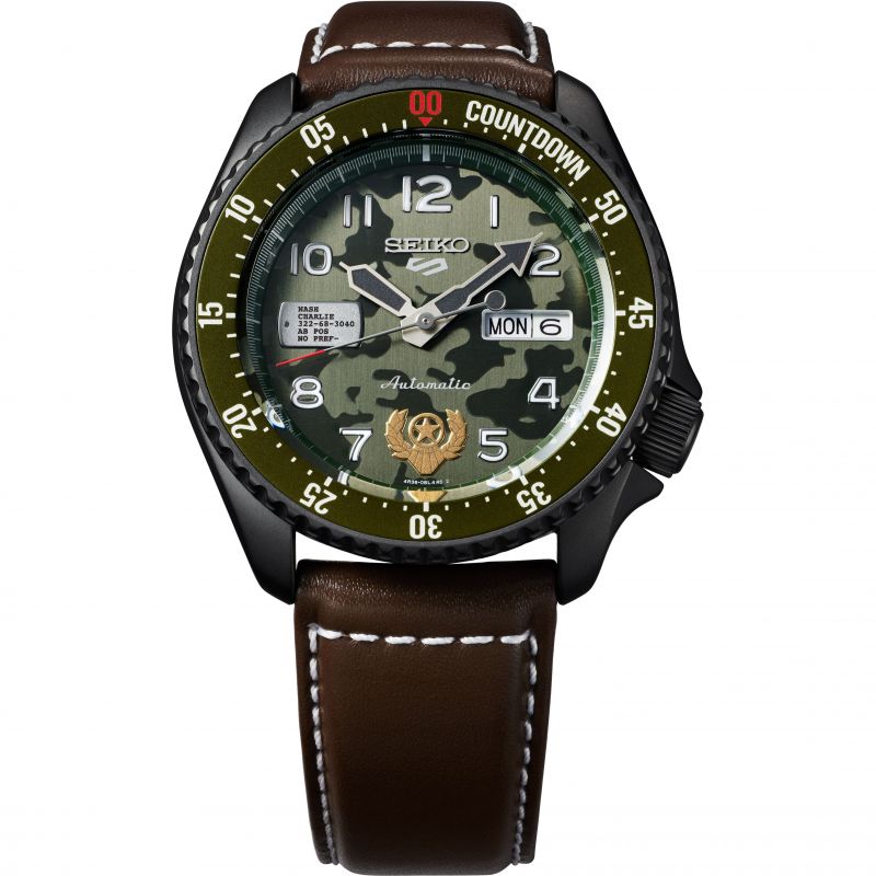 Seiko 5 Limited Edition Street Fighter GUILE Automatic Watch SRPF21K1