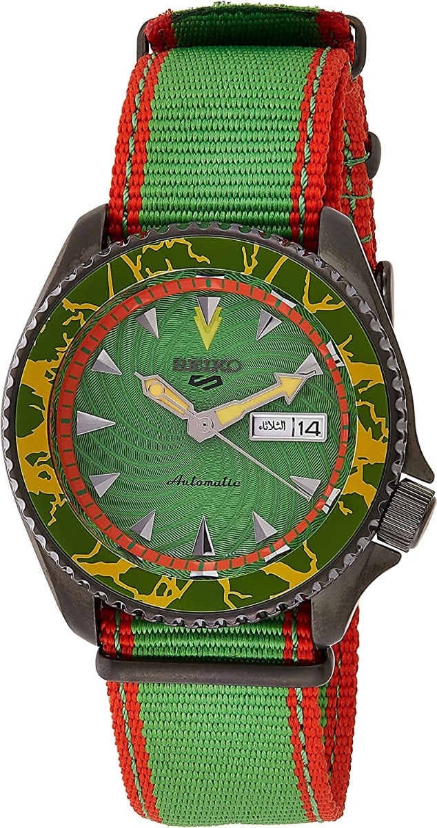 Seiko 5 Limited Edition Street Fighter Blanka Automatic Watch SRPF23K1