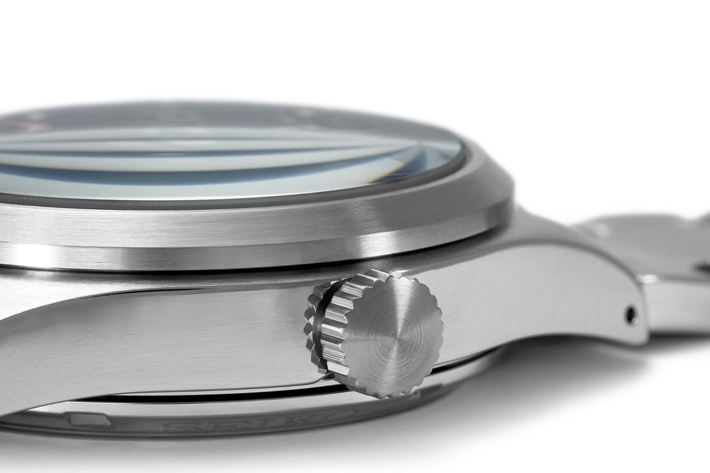 Seiko 5 Sports Gents Automatic Watch with Blue Dial and Stainless Steel Bracelet SRPG29K1