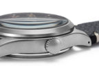 Seiko 5 Sports Gents Automatic Watch with Blue Dial and Black Leather Strap SRPG39K1