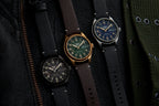 Seiko 5 Sports Gents Automatic Watch with Blue Dial and Black Leather Strap SRPG39K1