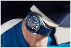 Seiko 5 Sports One Piece ‘Sabo’ Automatic Watch with Blue Dial and Blue Silicone Strap SRPH71K1
