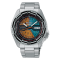 Seiko 5 Sports Kosuke Kawamura Limited Edition Mens Watch with Orange/Blue Dial and Stainless Steel Bracelet SRPJ41K1