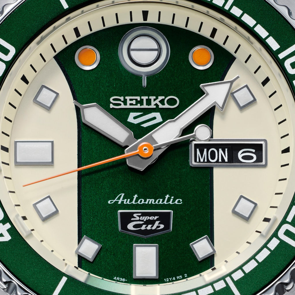 Seiko 5 Sports x Honda Super Cub Limited Edition Watch SRPJ49K1