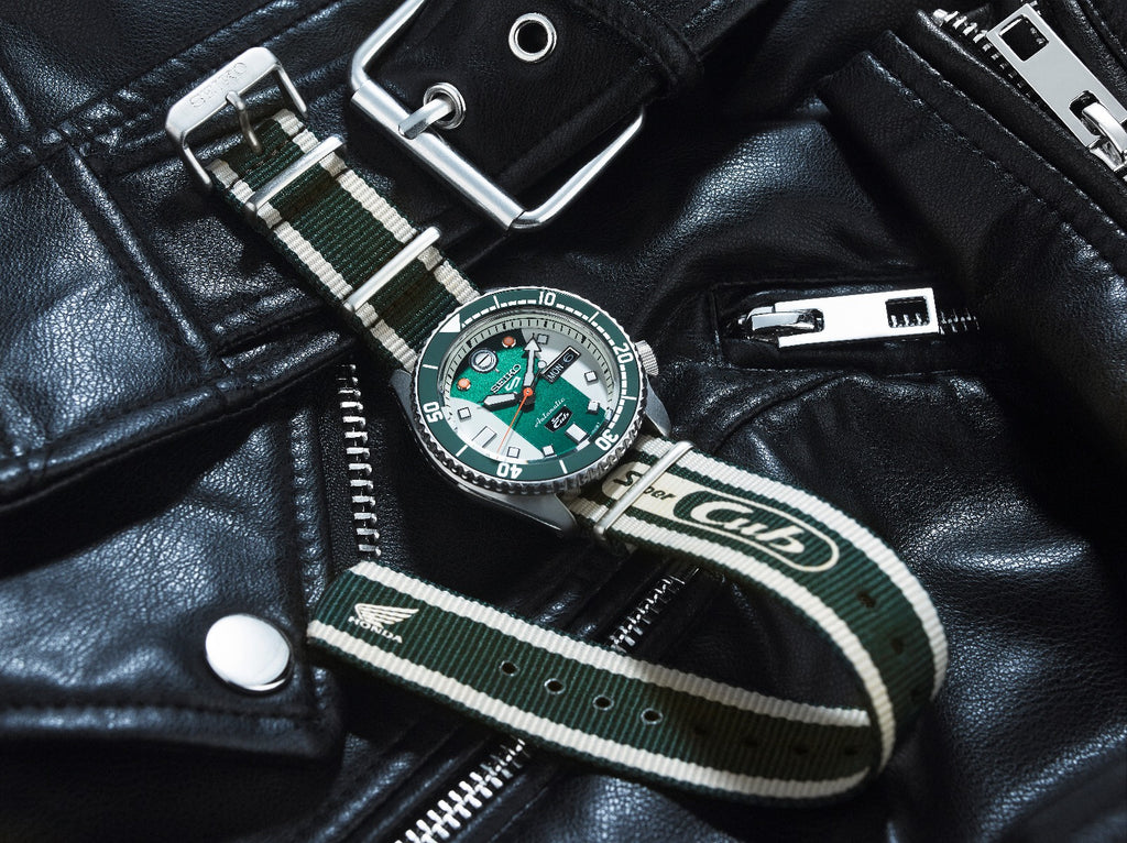 Seiko 5 Sports x Honda Super Cub Limited Edition Watch SRPJ49K1
