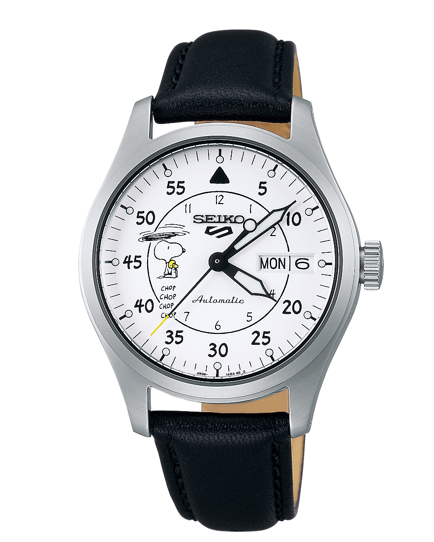 Seiko 5 Sports x Peanuts Parachute Limited Edition Mens Automatic Watch SRPK27K1