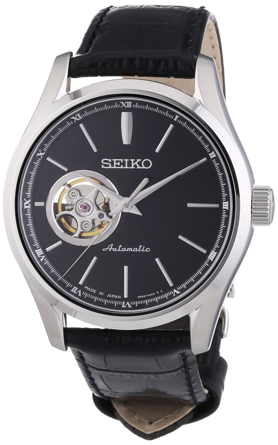 Seiko Men's Automatic Watch Automatik SSA083J2 with Leather Strap