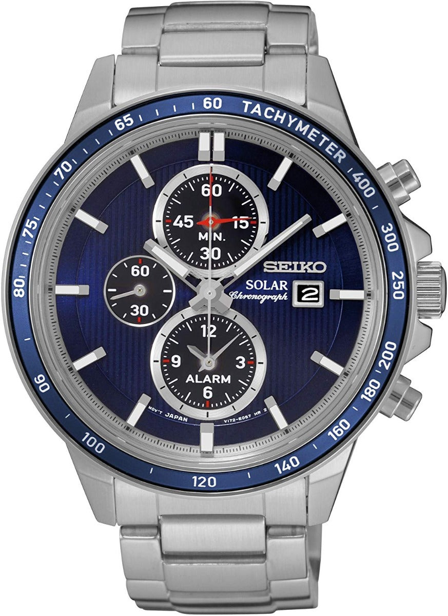 Seiko Men's Solar Powered Chronograph Watch SSC431P1