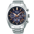 Seiko Astron GPS Solar Men’s Watch with Blue Dial & Silver Bracelet SSH049J1