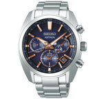 Seiko Astron GPS Solar Men’s Watch with Blue Dial & Silver Bracelet SSH049J1