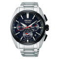 Seiko Astron Mens GPS Solar Watch with Black Dial and Titanium Strap SSH103J1