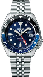Seiko 5 Sports Blueberry GMT SKX Re-interpretation Mens Watch SSK003K1
