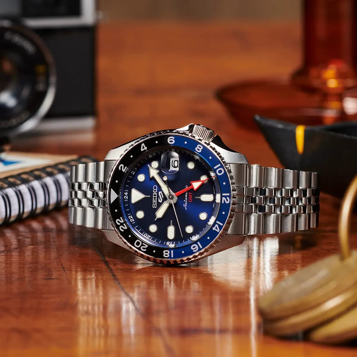 Seiko 5 Sports Blueberry GMT SKX Re-interpretation Mens Watch SSK003K1