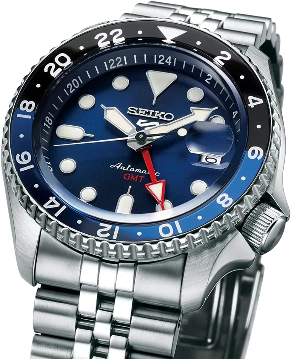 Seiko 5 Sports Blueberry GMT SKX Re-interpretation Mens Watch SSK003K1