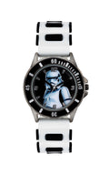 Tikkers Star Wars Storm Trooper Character Projector Kids Watch With Digital Display And White Silicon Strap STM3429