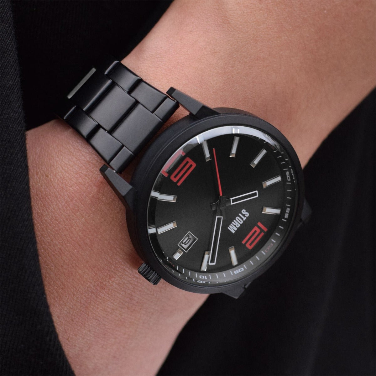 STORM Koshi Slate Mens Watch with Black Dial and Black Bracelet 47548/SL