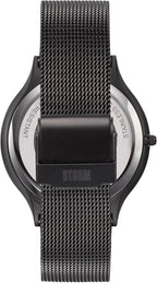 Storm Pylo Slate Red Gwyliadur Dynion gyda Deial Coch a Strap Du 47551/SL/R