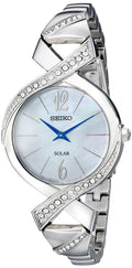 Seiko Ladies Stainless Steel Solar Watch SUP263