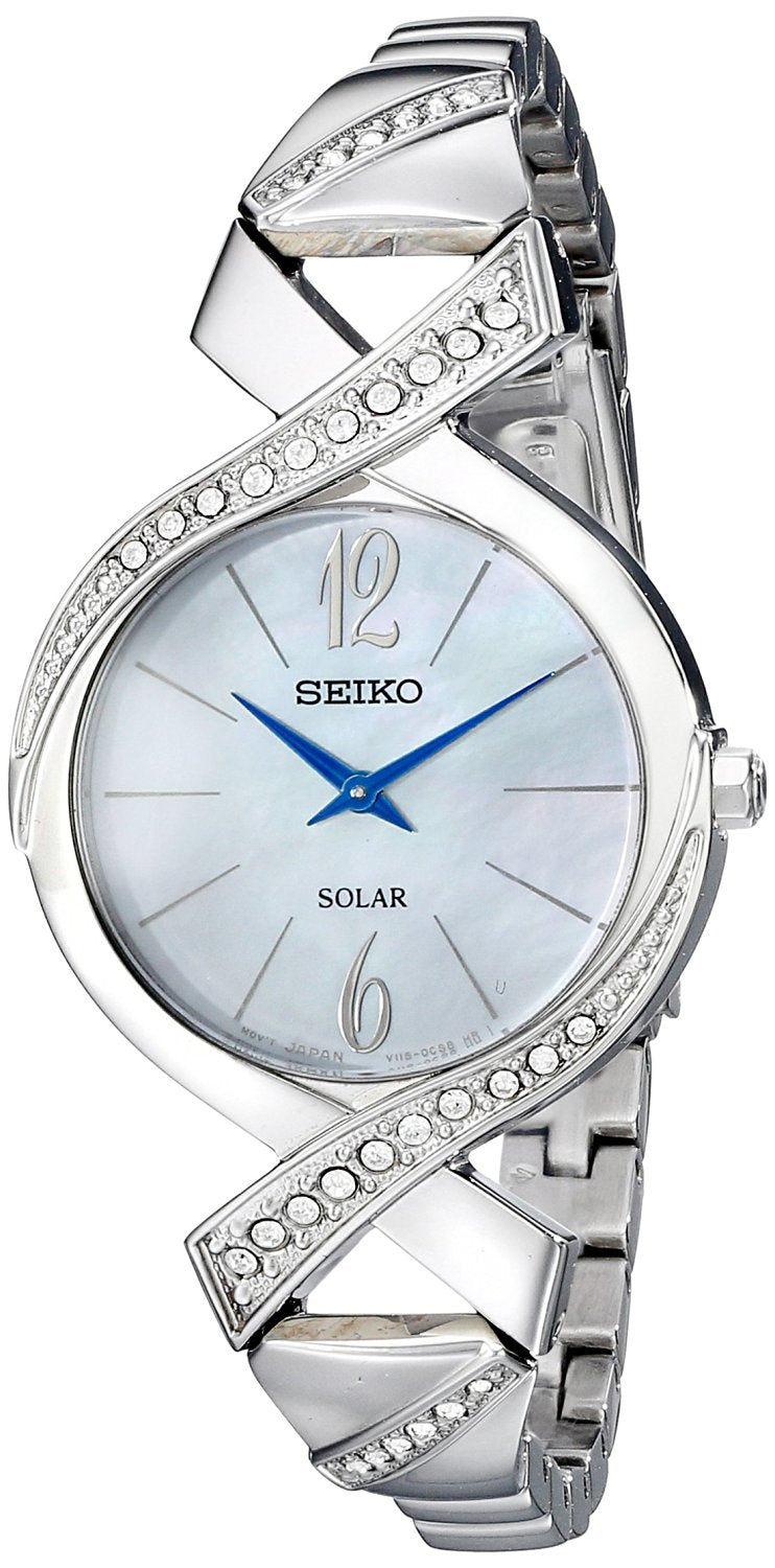 Seiko Ladies Stainless Steel Solar Watch SUP263