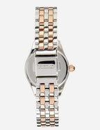Seiko Ladies Watch with Silver Dial and Two Tone Strap SUR386P1