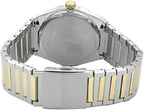Seiko Mens Watch with White Dial & Two Tone Bracelet SUR558P1