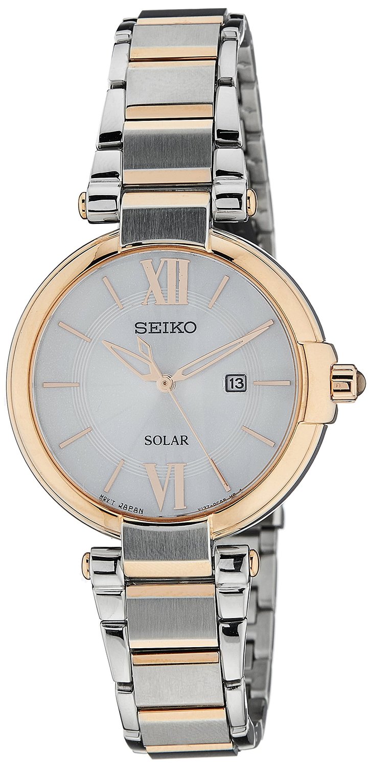 Seiko Womens' Solar Powered Watch SUT156P1