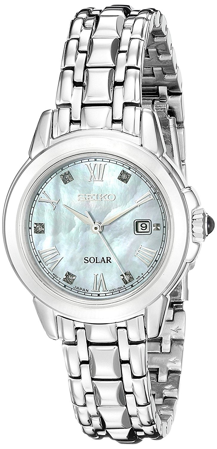 Ladies Seiko Solar Powered Watch SUT243P9
