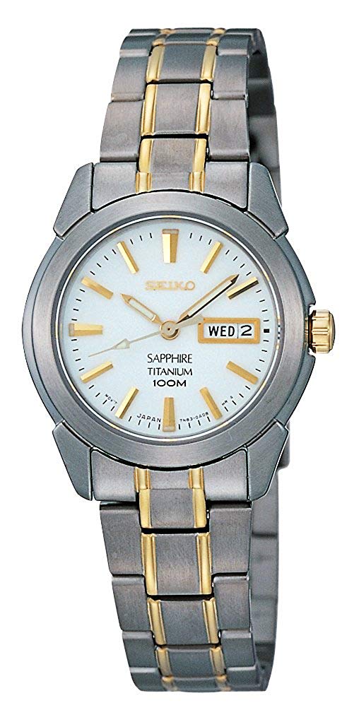 Seiko Ladies Titanium Watch With Sapphire Glass SXA115P1