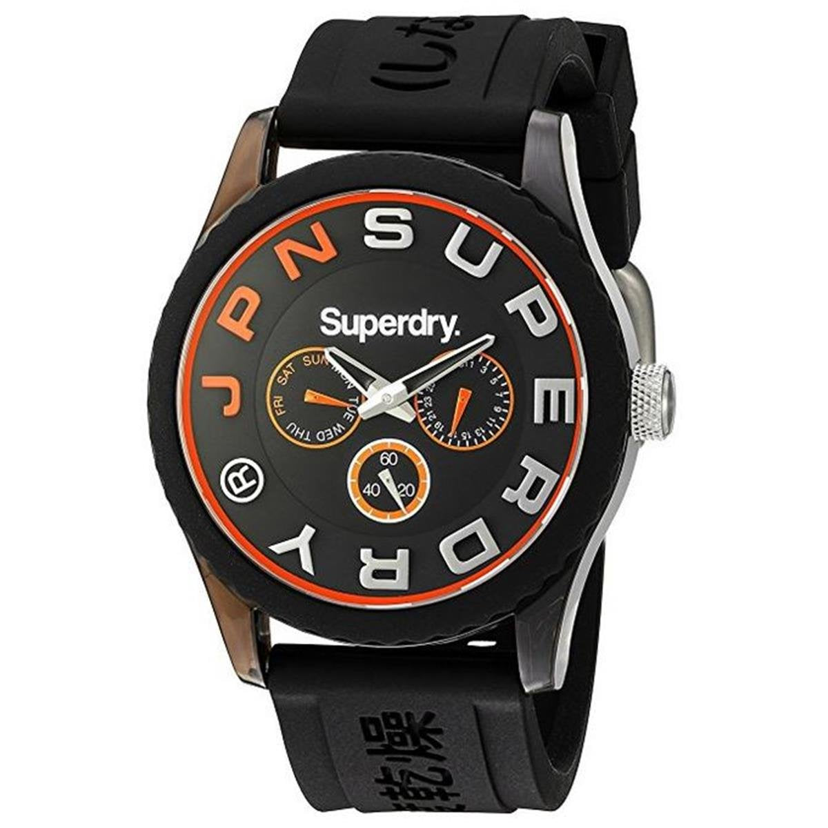 Superdry Men's Analogue Quartz Watch with Silicone Strap SYG170B