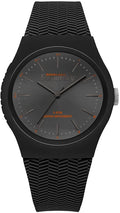 Superdry Mens Watch with Black Dial and Black Silicone Strap SYG184EE
