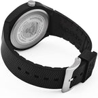 Superdry Mens Watch with Black Dial and Black Silicone Strap SYG184EE